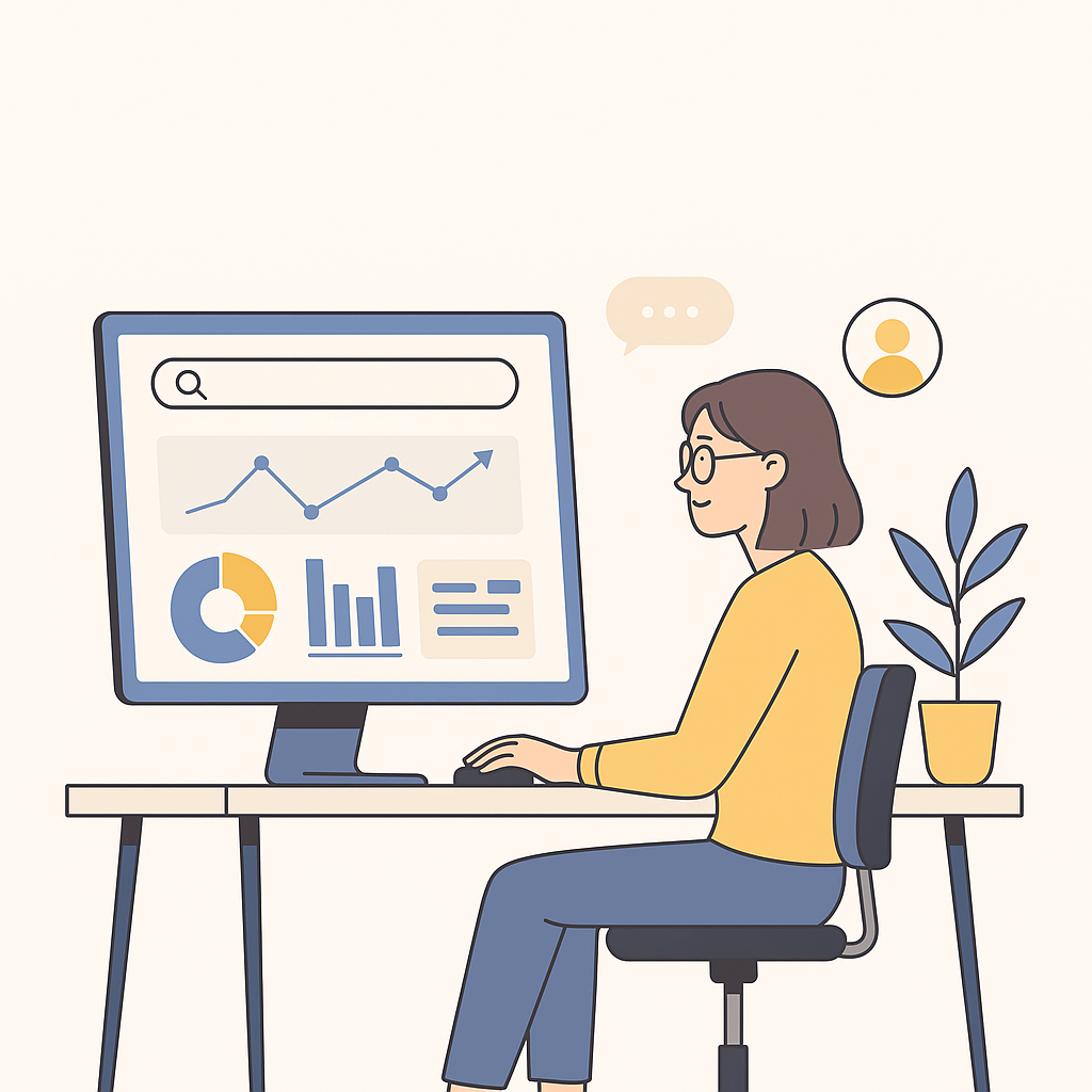 Search AI Dashboardのビジュアル