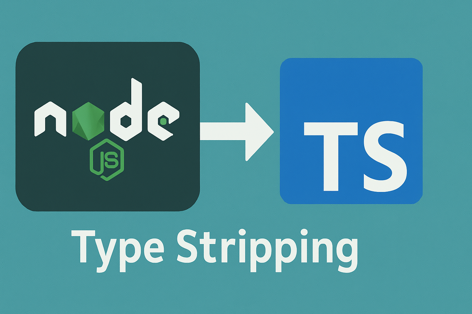 Node.jsでTypeScriptをネイティブ実行するType Strippingのイメージ