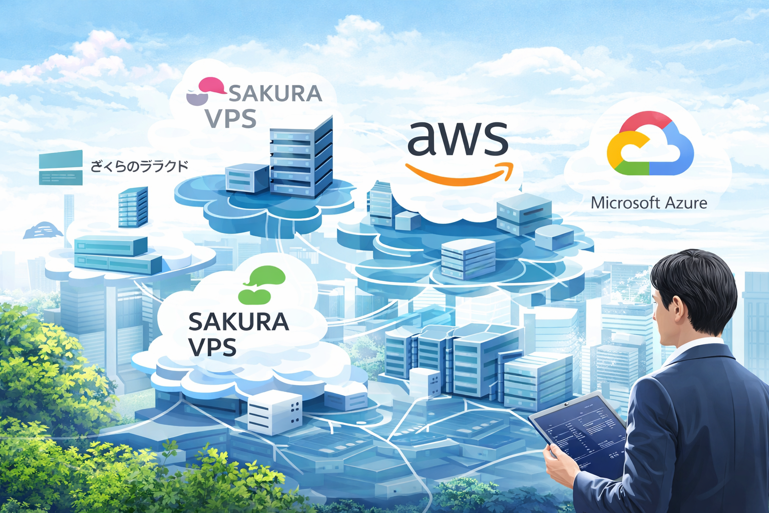 ビットオンのインフラ選択の考え方のイメージ