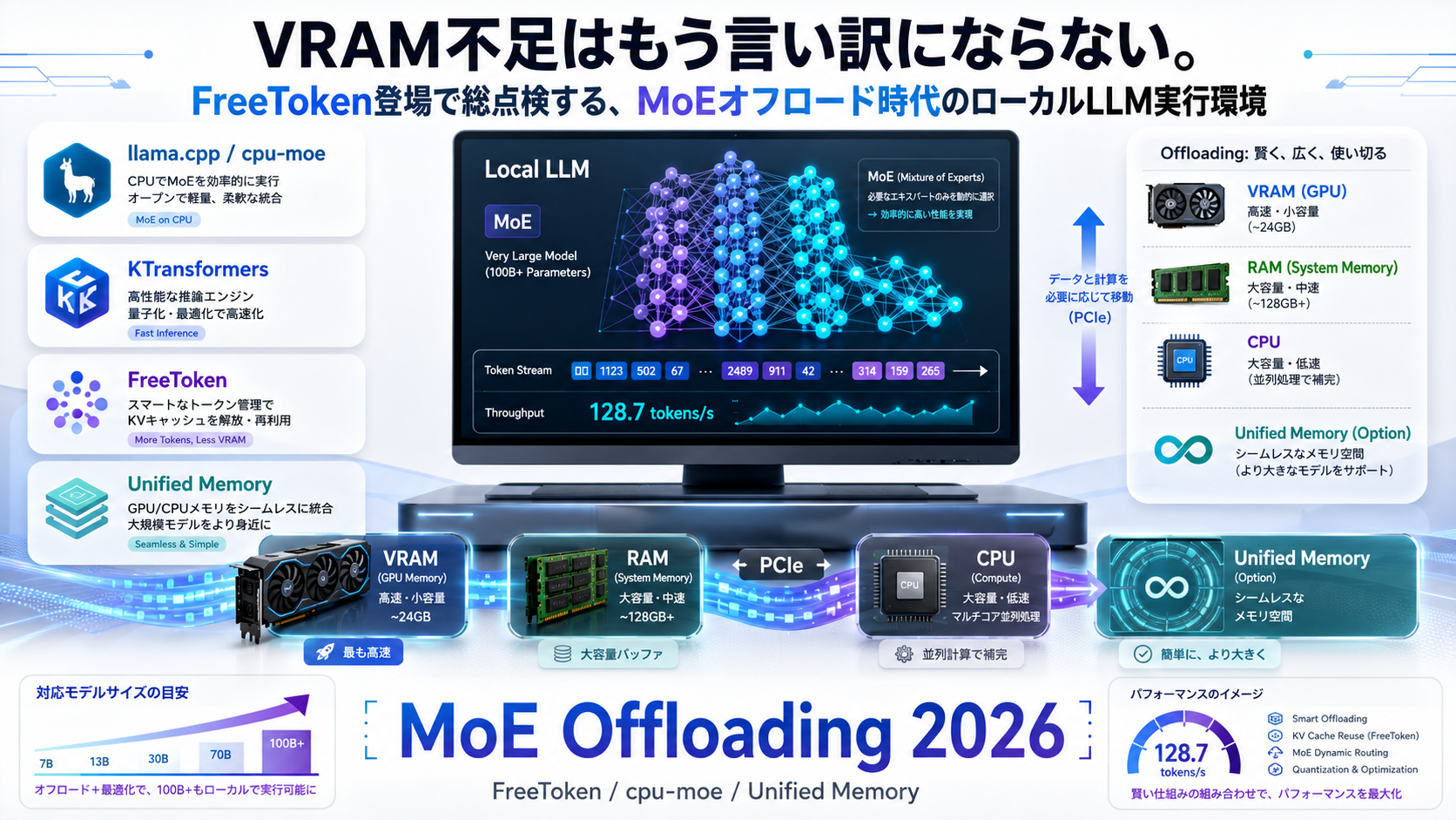 MoEオフロード時代のローカルLLM実行環境